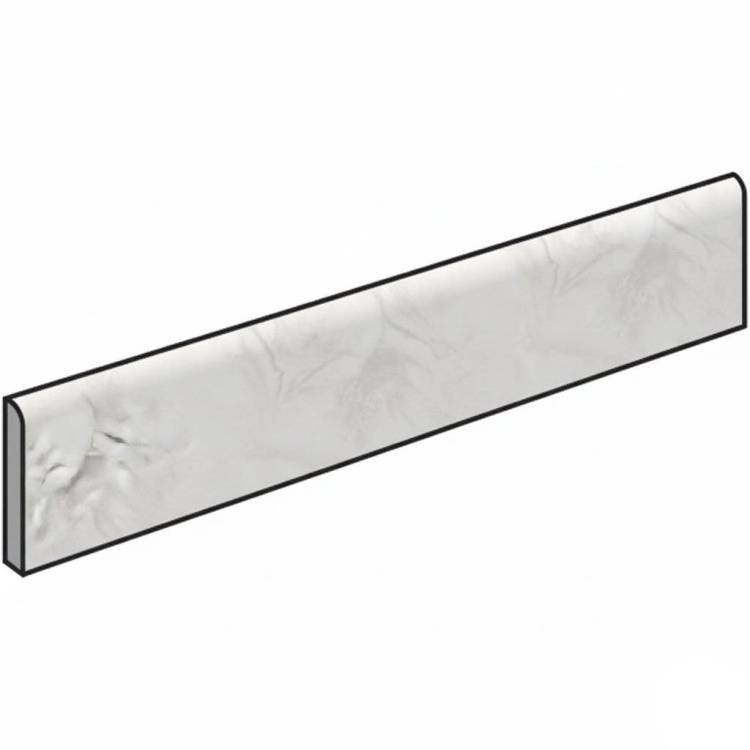Плинтус Atlas Concorde Russia Forte dei Marmi Quark 610130007532 Oyster White Battiscopa Lap 7.2x80