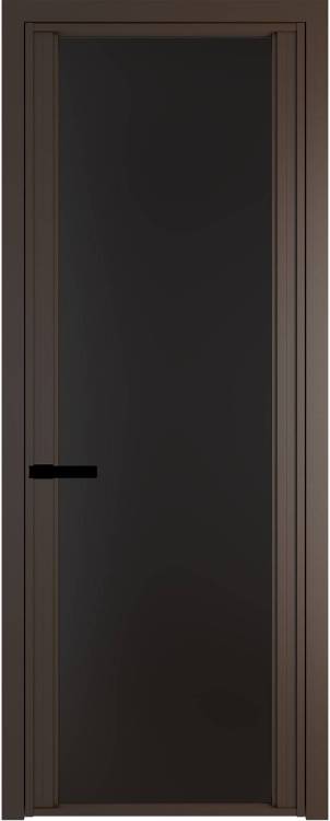 Межкомнатная дверь Profil Doors 2 AGP цвет профиля Деорэ, стекло безопасное 6 мм монохром черный 700x2000