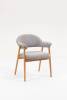 Стул Stool Group Tavu DM4774 OTE-S-451 GREY серый, с деревянными ножками фото 2