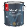 Краска по ржавчине 3 в 1 Tikkurila Metallista глянцевая черная 2.3 л