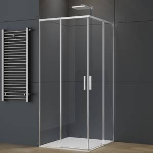 Душевой уголок Vincea Soft 2 VSS-3SO2900CL профиль хром, стекло прозрачное, 90x90x200