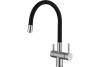 Смеситель для кухни EMAR Steel ЕС - 3015 satin