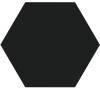 Керамогранит ITT Ceramic Hexa Black 23.2x26.7