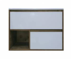 Тумба с раковиной Эстет Monaco Wood ФР-00010675 подвесной, 2 ящика, 62x81