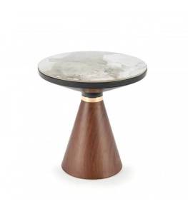 Стол журнальный Halmar Genesis S V-CH-GENESIS_S-LAW белый/ореховый/золотой