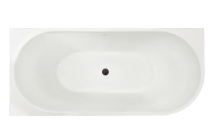 Акриловая ванна Royal Bath Riva RB610312L-BL левая, белая, 180x80