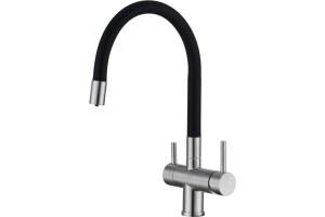 Смеситель для кухни EMAR Steel ЕС - 3015 satin