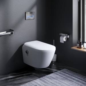 Подвесной унитаз AM.PM Sensation CCC301700SC с интегрированным электронным биде TouchReel