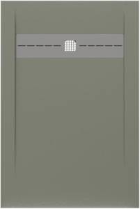 Поддон для душа Allen Brau Infinity с накладкой на сифон, олива, 1200х900