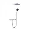Душевой комплект Berges Morans 75003 с изливом и термостатом, хром