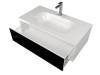 Тумба Marka One Milacco 100П У72791 Classic Black 1 ящ. фото 4