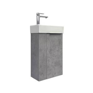 Тумба с раковиной Comforty Асти 40 00-00013669 бетон светлый