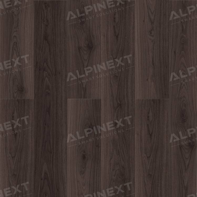 Ламинат Alpinext Quick Style 8/33 4V LF601-08 Дуб темный коричневый 1218x198