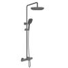Душевая система AltroBagno Lamberto 030426 GrMt, серая, с термостатом