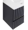 Тумба с раковиной Art&Max Elegant AM-ELEGANT-900-2C-SO-GM-LED подвесная, серый матовый фото 4