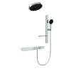 Душевой комплект Black&White GH-9025-C с LED дисплеем, Chrome