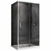Душевой уголок Abber Schwarzer Diamant AG301305-S605 60x190x130, профиль Хром