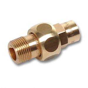 Сгон Sanha 4331g, ВП-НР, с плоским уплотнением, бронза, 22x1/2
