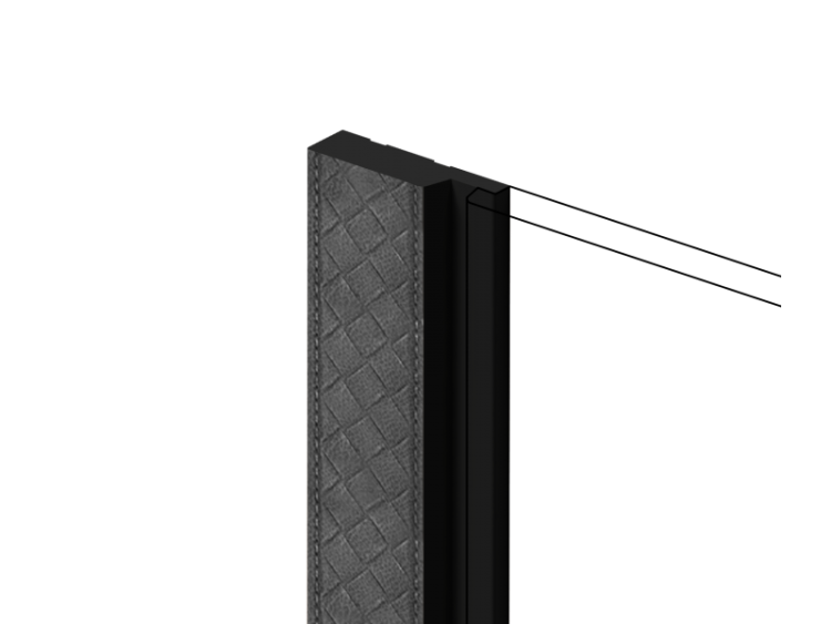 Финишный молдинг Hiwood LF124A(LE1) GR27K 270x1.2x4.2