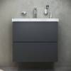 Мебель для ванной AM.PM Gem 60 графит матовый, подвесная фото 3