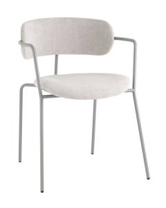 Стул Stool Group Дженни AV 469-Cl900-7004T букле светло-серый каркас серый муар