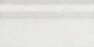 Бордюр Kerama Marazzi Гране KMB2BLF001BR Багет белый матовый обрезной 7.3x40