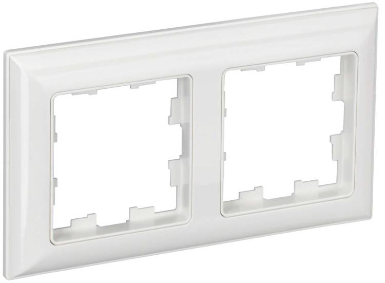Рамка 2-постовая IEK Brite BR-M22-12-K01 белый