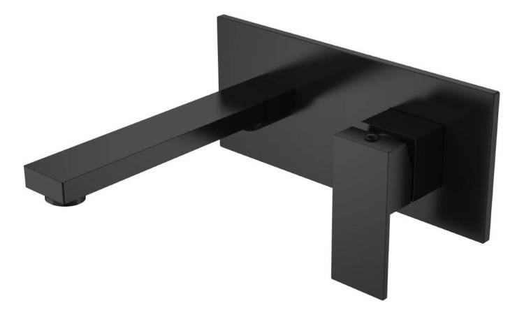 Смеситель для умывальника Boheme Qubic 475-B Black
