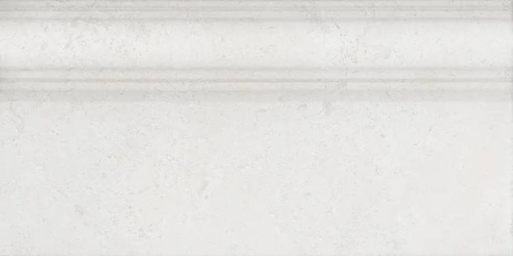 Бордюр Kerama Marazzi Гране KMB2BLF001BR Багет белый матовый обрезной 7.3x40