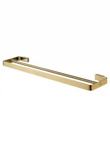 Полотенцедержатель Wonzon & Woghand WW-8311A-BG двойной, брашированное золото