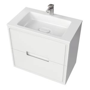 Тумба с раковиной Taliente Olejo TA-MBO-65PR-blanco белая, 65 см