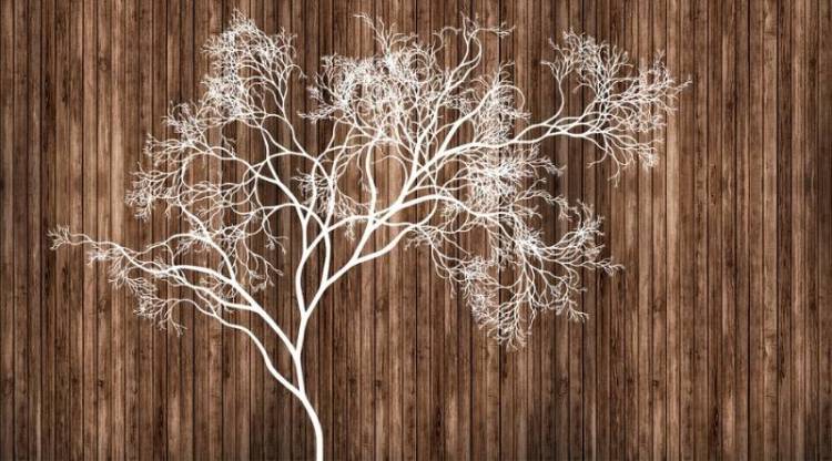 3D Фотообои Artegrafico «Дизайнерское дерево» BT-044 акварель