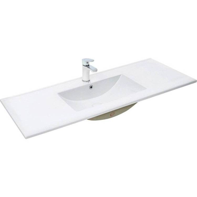 Раковина Weltwasser WW Deilbach 10000003905 7506-120 120 см, белая глянцевая