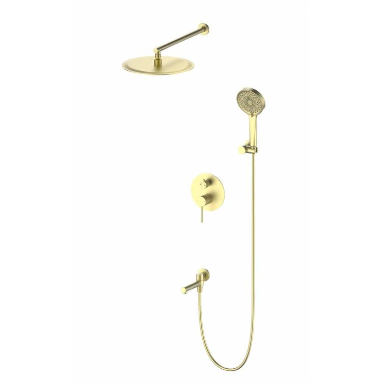 Душевой комплект Wonzon & Woghand WW-88939017-BG золотой