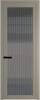 Межкомнатная дверь Profil Doors 1 AGP цвет профиля Никель матовый, стекло безопасное 6 мм мору тонированное 600x2000