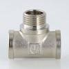 Тройник VALTEC 3/4 (VTr,132,N,0005) внутренняя-наружная резьба, никелированная латунь фото 3
