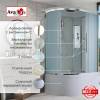 Душевая кабина AvaCan EM5811R стандартная, 110x80x220 фото 2
