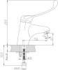 Смеситель для раковины Haiba HB1054 фото 3
