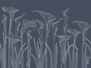 Фреска Ortograf Artline 34515 Kalla lilies blue Филиграна FM-F