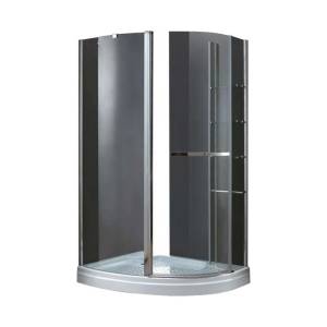 Душевой уголок Cezares Elena ELENA-W-RH-1-120/90-C-Cr-L профиль хром, стекло прозрачное, 120x90