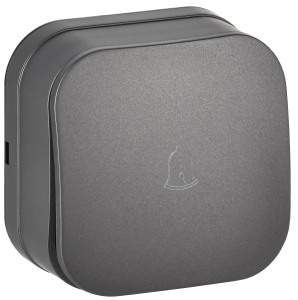 Выключатель 1-клавишный IEK Glory EVH14-K46M-10 сталь матовый