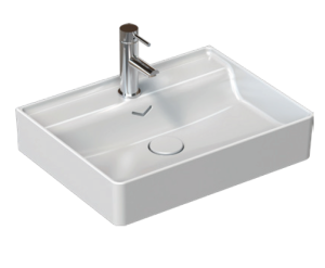 Раковина Isvea Vea 61 10VAS5061I сифон в комплекте, белая, 61x46.5