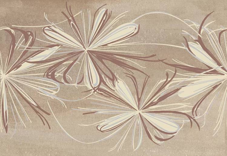 Декор Azori Sonnet 587892001 Beige Flower 20.1x50.5