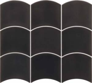 Керамическая плитка Equipe Wave 28842 Black 12x12