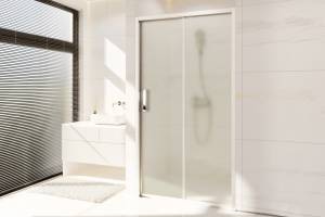 Душевая дверь в нишу Royal Bath Accord RB110HS-C-ST профиль сатин, стекло матовое, 110x200