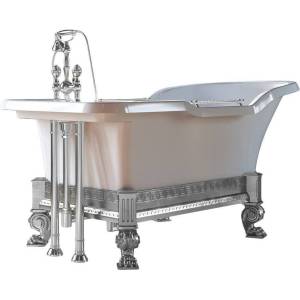 Ванна из искусственного камня Migliore Impero 26343 180x87 опора хром