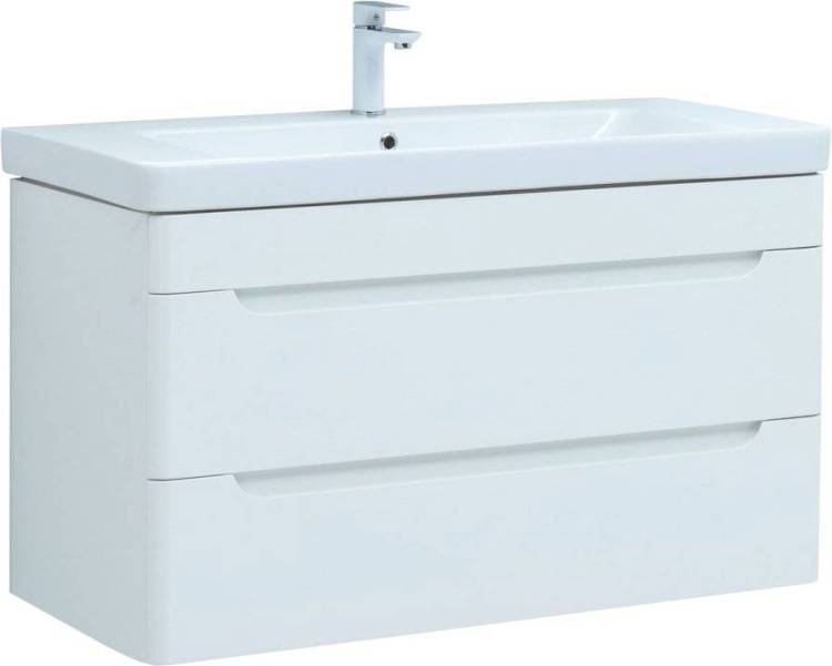 Тумба с раковиной Aquanet София 105 2 ящика