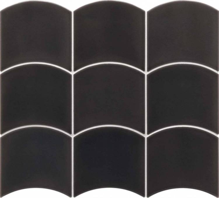 Керамическая плитка Equipe Wave 28842 Black 12x12