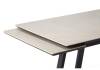 Стол Notta Памелла 622884 carmen light grey, черный 120(180)x80x75 фото 6