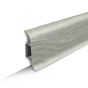 Плинтус Ideal Классик 55 253 Ясень серый 2200x55х22